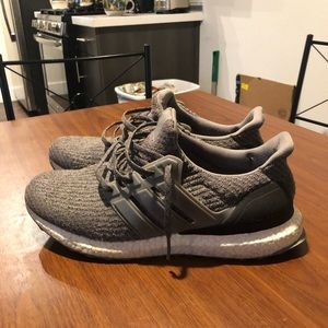 Adidas Ultraboost Gray/White Men’s Size 10